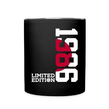LIMITED EDITION 1986 JAPAN 40. GEBURTSTAG - Tasse einfarbig - Schwarz - Vorne