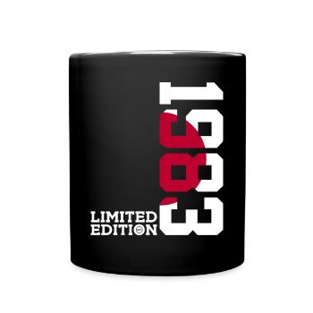LIMITED EDITION 1983 JAPAN 43. GEBURTSTAG - Tasse einfarbig - Schwarz - Vorne