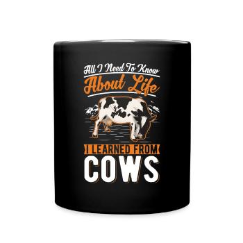 Cow Gift Cattle Breeder Farmer - Mug uni - noir - Devant