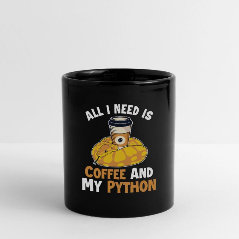 Coffee and Python Python Schlange Banana Ball Tasse einfarbig