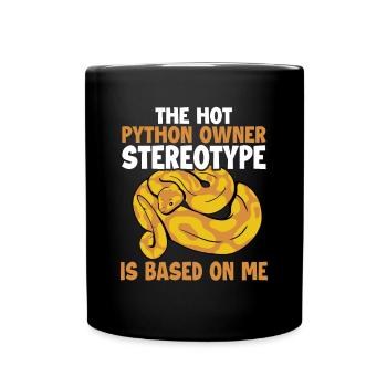 Stéréotype du propriétaire de Hot Python basé sur Me Banana - Mug uni - noir - Devant