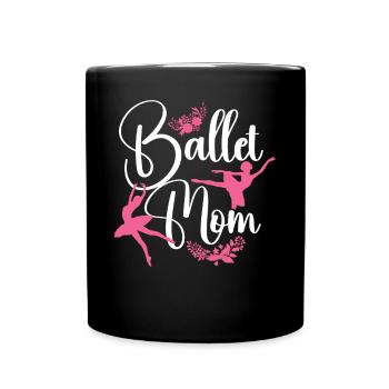Ballet Dancer Dance Girl Ballerina - Tasse einfarbig - Schwarz - Vorne
