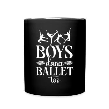 Ballet Dancer Dance Girl Ballerina - Tasse einfarbig - Schwarz - Vorne