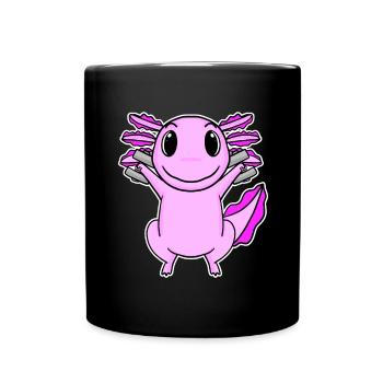 Axolotl Dumbbell Training Strength Training Fitness - Mug uni - noir - Devant