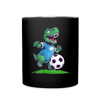 Soccer Dino - Dinosaure pour enfants - Mug uni - noir - Devant