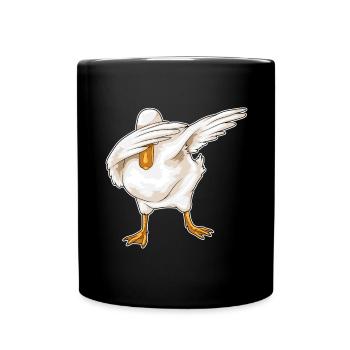 Duck Hip Hop Dance - Full Colour Mug - black - Front