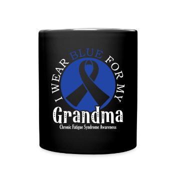 Ich Trage Blau Für Meinen Großvater - Bewusstsein - Tasse einfarbig - Schwarz - Vorne