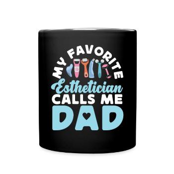 Cute Licensed Esthetician Skincare - Tasse einfarbig - Schwarz - Vorne