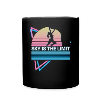 Escalade Grimpeur Rétro - Mug uni - noir - Devant