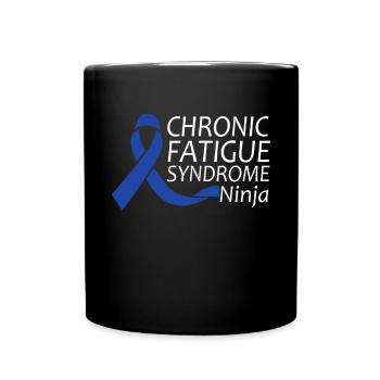 Chronic Fatigue Syndrome Warrior - Full Colour Mug - black - Front