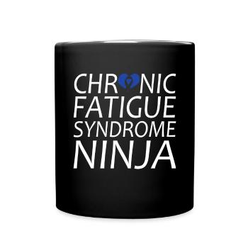 Chronic Fatigue Syndrome Warrior - Full Colour Mug - black - Front