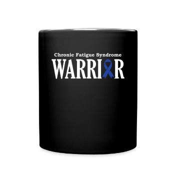 Chronic Fatigue Syndrome Warrior - Full Colour Mug - black - Front
