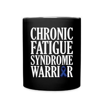 Chronic Fatigue Syndrome Warrior - Full Colour Mug - black - Front