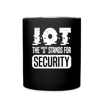 Internet Of Things IOT Programmierer Admin IT - Tasse einfarbig - Schwarz - Vorne