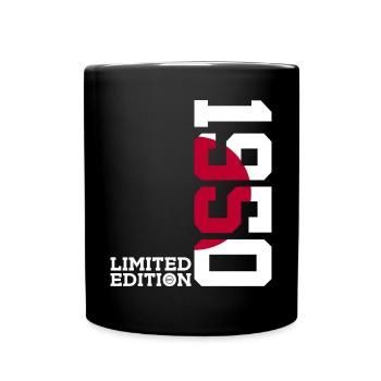 LIMITED EDITION 1950 JAPAN 76. GEBURTSTAG - Tasse einfarbig - Schwarz - Vorne