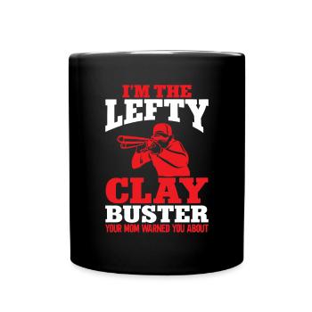 Shooting Skeet Clay Pigeon Shooting - Full Colour Mug - black - Front