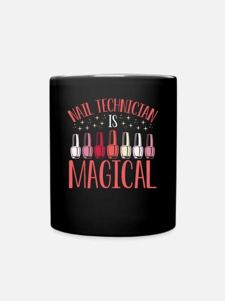 La prothésiste ongulaire est magique - Mug uni - noir