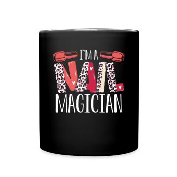 I'm a nail magician - Full Colour Mug - black - Front