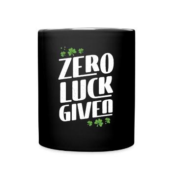 Zero happiness given - Full Colour Mug - black - Front
