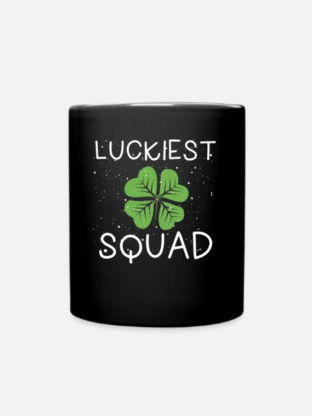 Glücklichste Shamrock-truppe - Tasse einfarbig - Schwarz