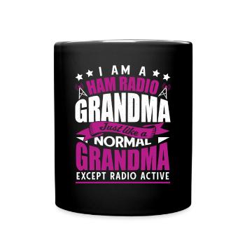 Opérateur radio amateur Signal I Am A Ham Radio Gra - Mug uni - noir - Devant