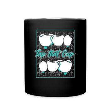 Tap That Cap Dental Laboratory Dental Laboratory Dental Technician - Full Colour Mug - black - Front