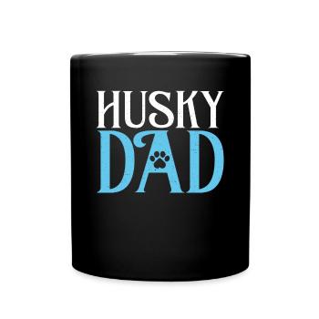 Cadeaux de chien Husky - Mug uni - noir - Devant
