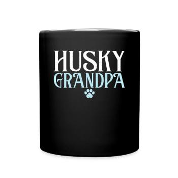 Cadeaux de chien Husky - Mug uni - noir - Devant