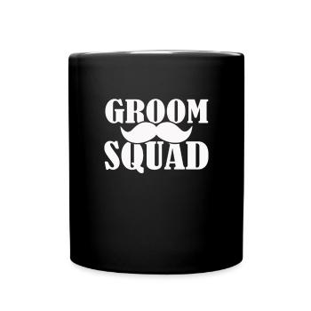 Marié de mariage marié assorti - Mug uni - noir - Devant