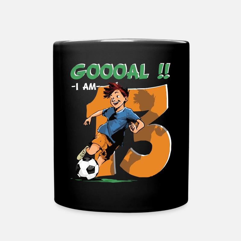 Fußball Geburtstag - 13 Jahre Alter Junge - 13. - Tasse einfarbig - Schwarz
