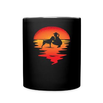 Accessoires pour chiens Rottweiler Propriétaires de chiens - Mug uni - noir - Devant