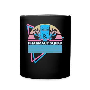 Apotheker Retro - Tasse einfarbig - Schwarz - Vorne