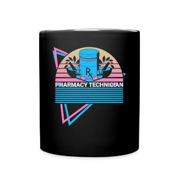 Apotheker Retro - Tasse einfarbig - Schwarz - Vorne