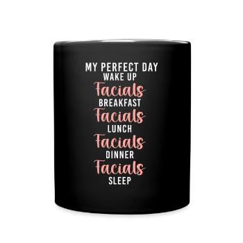Cute Licensed Esthetician Skincare - Tasse einfarbig - Schwarz - Vorne