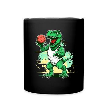 Basketball Dino - Dinosaure pour enfants - Mug uni - noir - Devant
