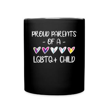 Cadeau de chemise LGBTQ+ Mois LGBT - Mug uni - noir - Devant
