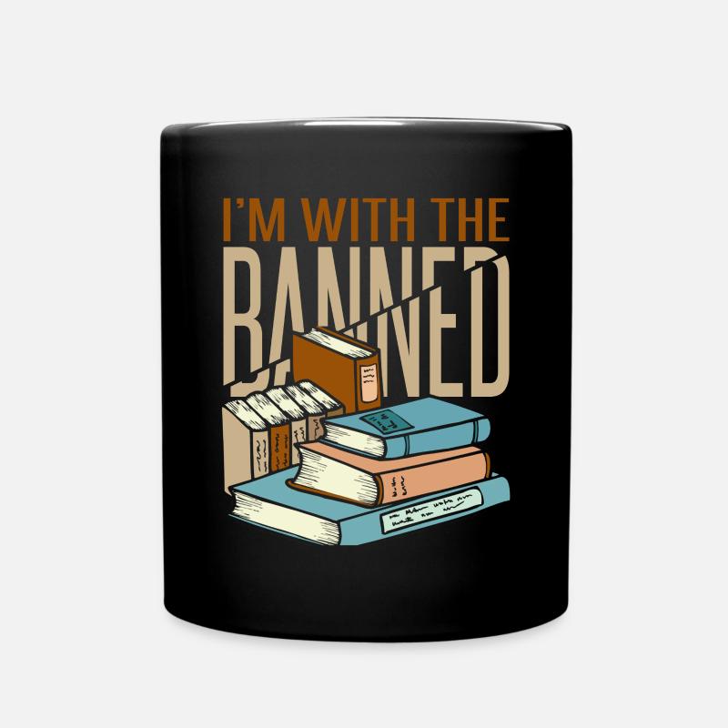 Ich bin bei den Verbotenen - Tasse einfarbig - Schwarz