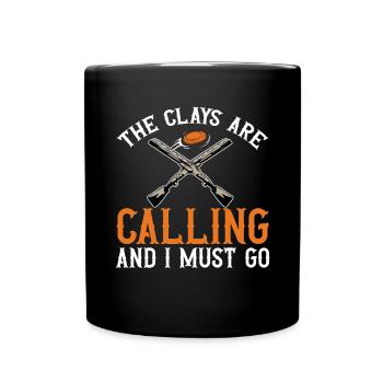 Shooting Skeet Clay Pigeon Shooting - Full Colour Mug - black - Front