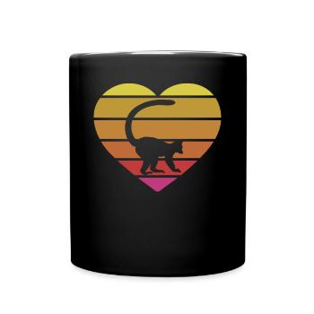 Lemur - Full Colour Mug - black - Front