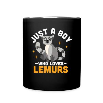 Lemur - Full Colour Mug - black - Front