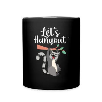 Lemur - Full Colour Mug - black - Front