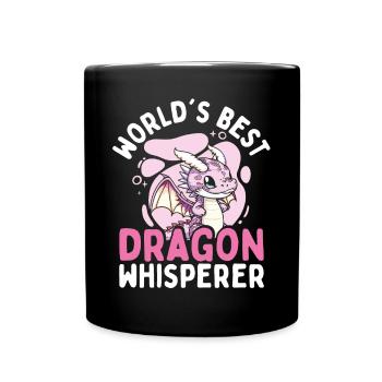 Le meilleur murmure de dragon au monde - Mug uni - noir - Devant