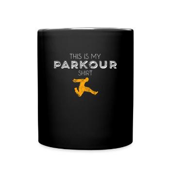 Chemise Parkour - Mug uni - noir - Devant