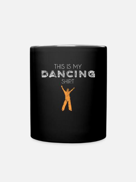 dancing shirt - Tasse einfarbig - Schwarz