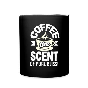 Coffee The Scent of Pure Bliss - Full Colour Mug - black - Front