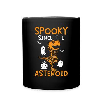 Dinosaur Halloween Trick Or Treat Dino Lover - Full Colour Mug - black - Front