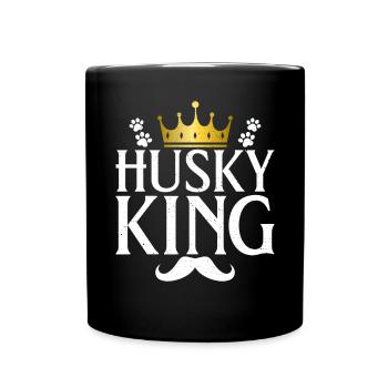 Cadeaux de chien Husky - Mug uni - noir - Devant