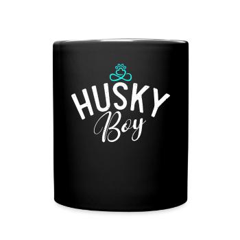 Cadeaux de chien Husky - Mug uni - noir - Devant
