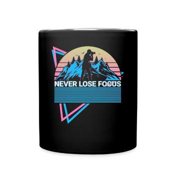 Kamera Fotografie Fotograf Retro - Tasse einfarbig - Schwarz - Vorne