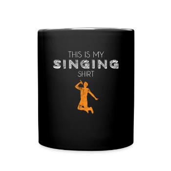Chemise chantante - Mug uni - noir - Devant